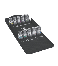 Jeu de 10 douilles Zyklop 1/2" 8790 HMC HF WERA