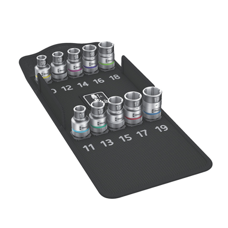 Jeu de 10 douilles Zyklop 1/2" 8790 HMC HF WERA
