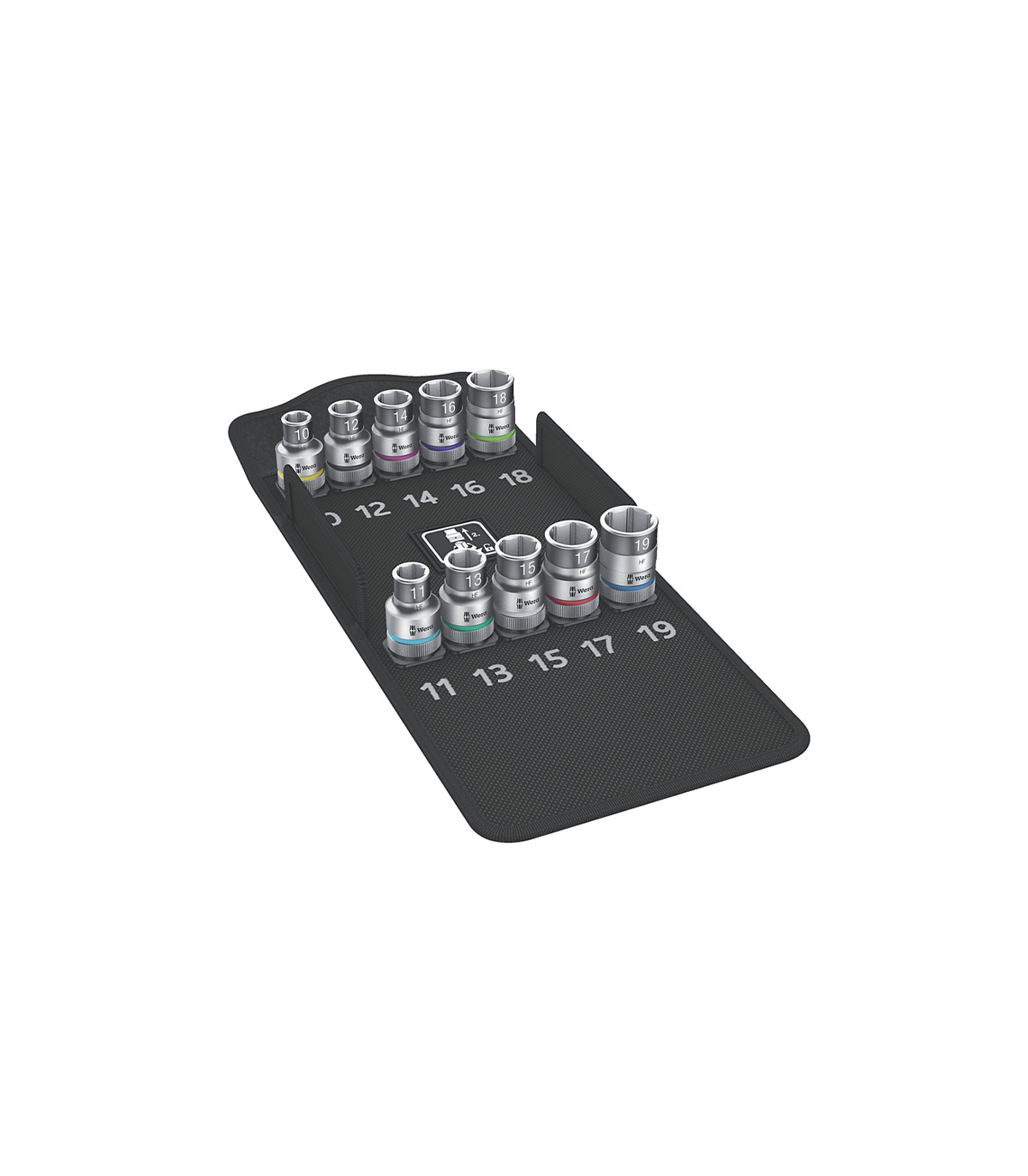 Jeu de 10 douilles Zyklop 1/2" 8790 HMC HF WERA