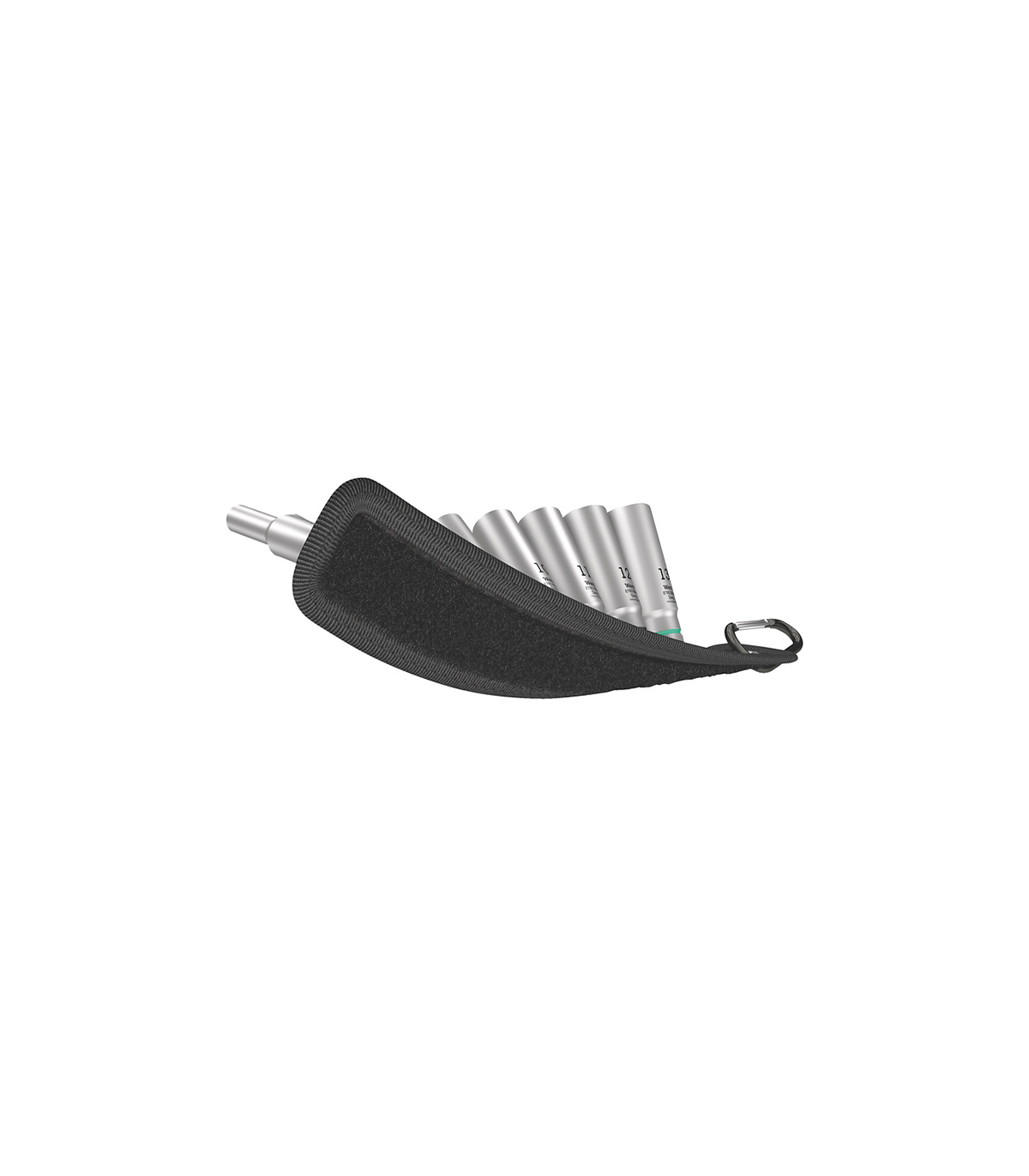 Jeu de 9 douilles longue Zyklop 1/4" Belt A Deep WERA