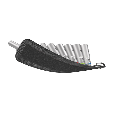 Jeu de 9 douilles longue Zyklop 3/8" Belt B Deep WERA