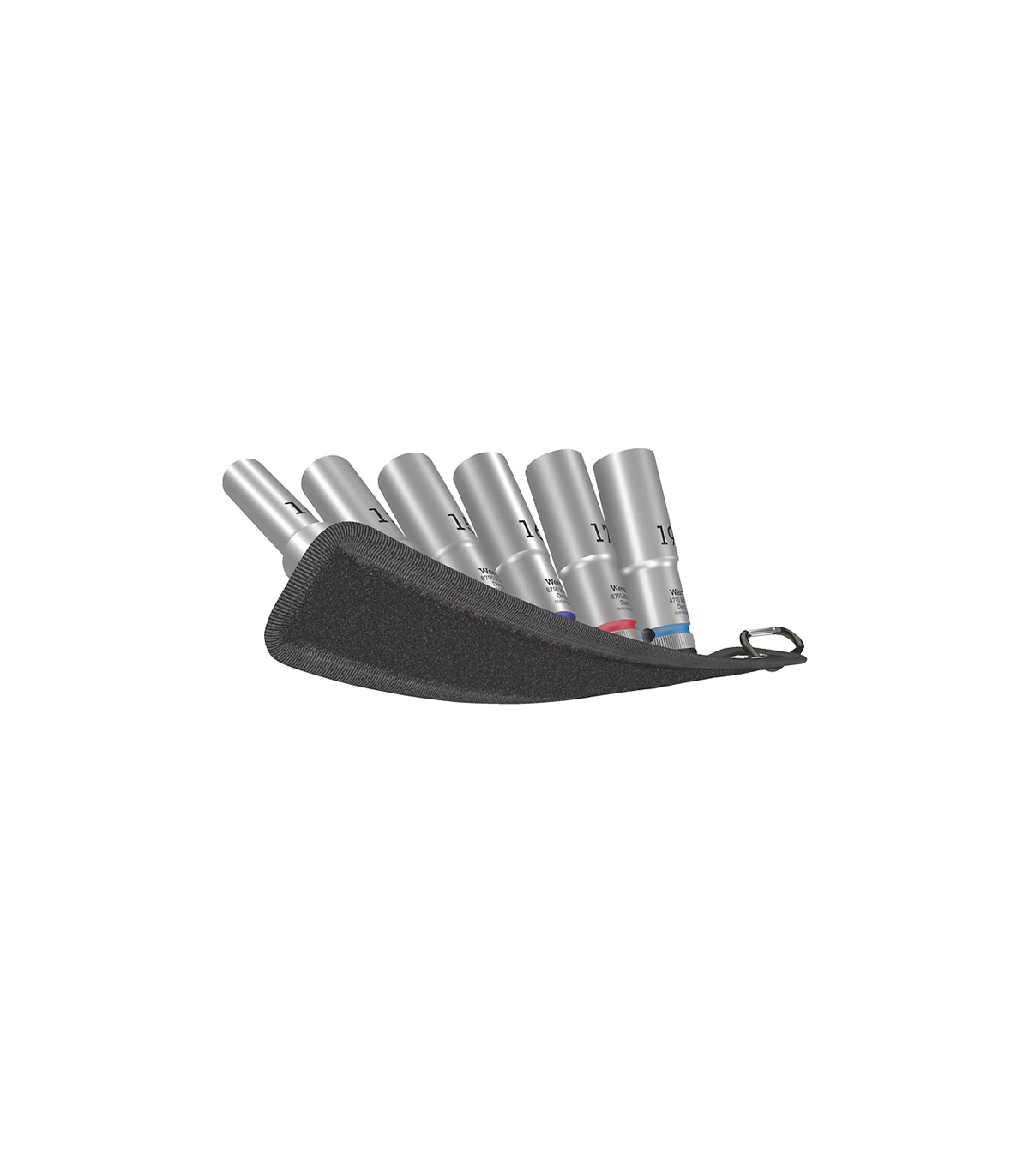Jeu de 6 douilles longue Zyklop 1/2" Belt C Deep WERA