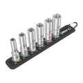 Jeu de 6 douilles longue Zyklop 1/2"