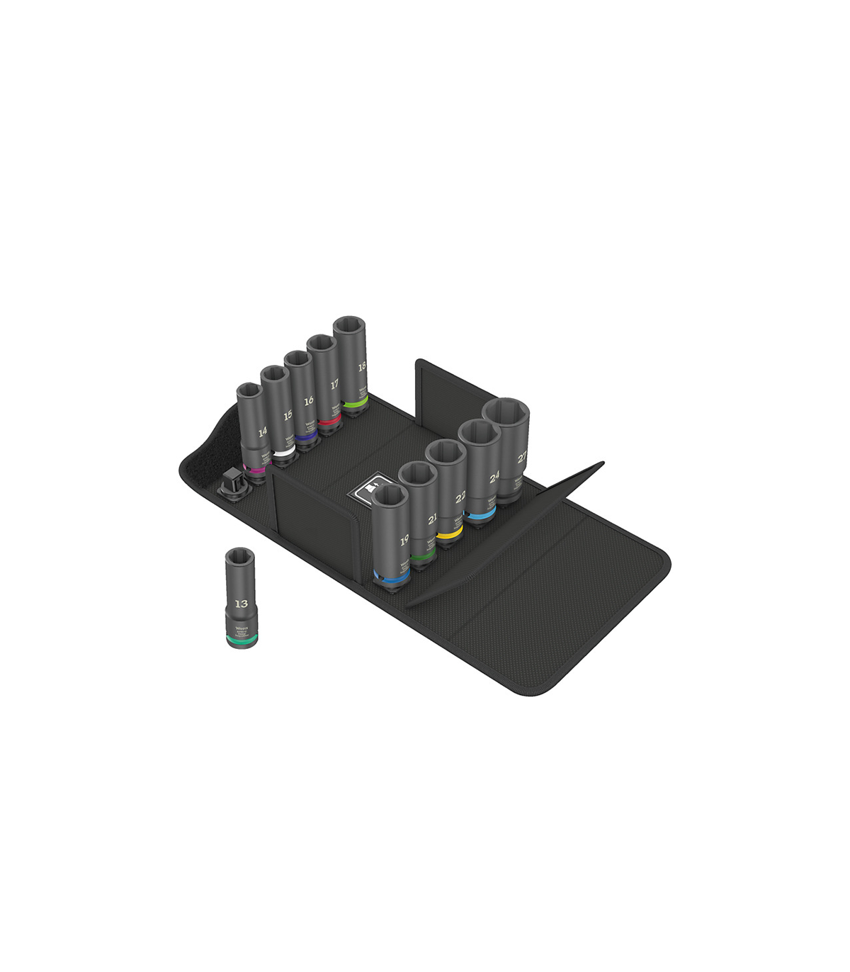 Jeu de 11 douilles Zyklop 1/2" 8790 C Impaktor Deep WERA