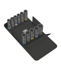 Jeu de 11 douilles Zyklop 1/2" 8790 C Impaktor Deep WERA