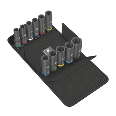 Jeu de 11 douilles Zyklop 1/2" 8790 C Impaktor Deep WERA