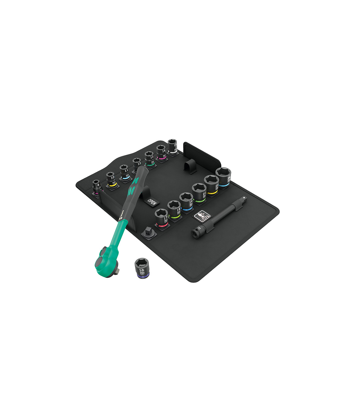 Jeu cliquet Zyklop Comfort 3/8" 8100 SB 12 WERA