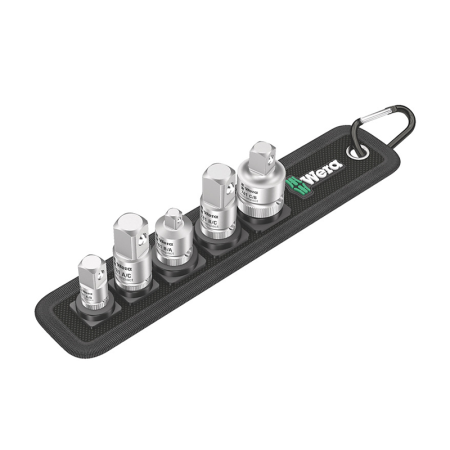 Jeu de 5 adaptateurs 1/4" 3/8" 1/2" WERA