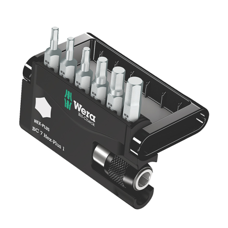 Coffret d'embouts Hex-Plus + Porte-embouts universel Bit-Check WERA