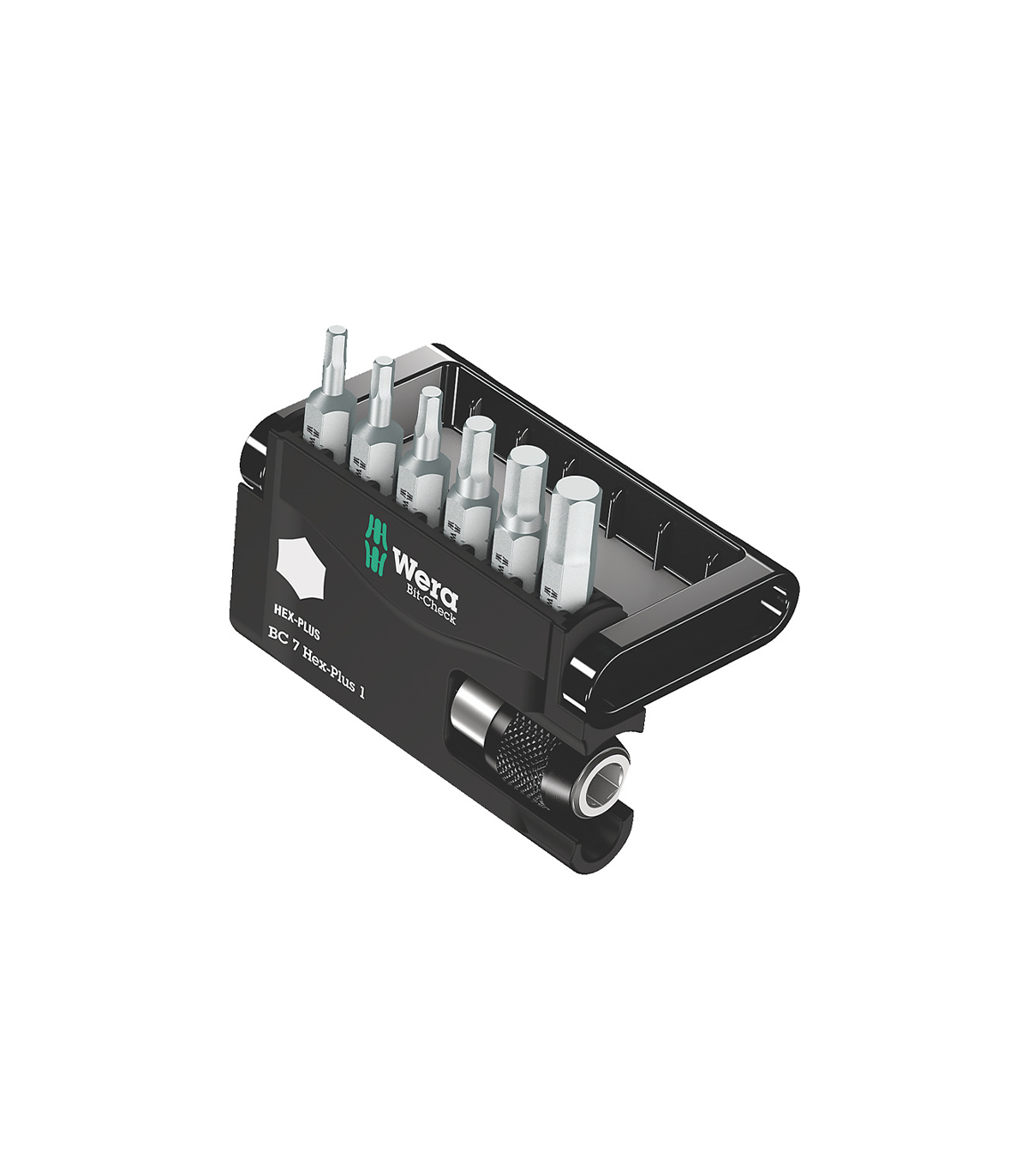 Coffret d'embouts Hex-Plus + Porte-embouts universel Bit-Check WERA