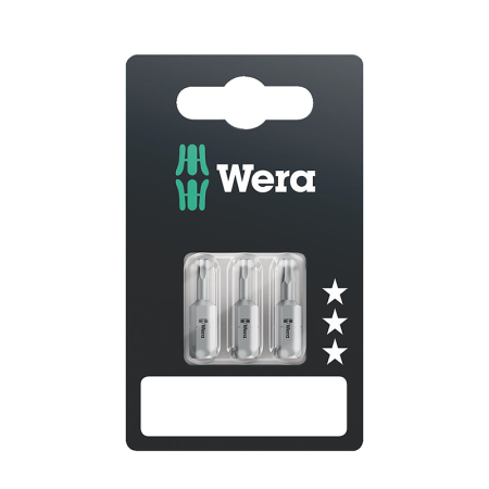 Lot de 3 embouts SB 25mm WERA