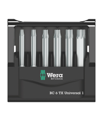 Coffret de 6 embouts Torx 50mm WERA