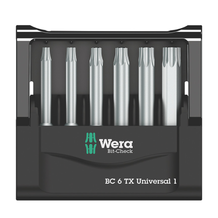 Coffret de 6 embouts Torx 50mm WERA