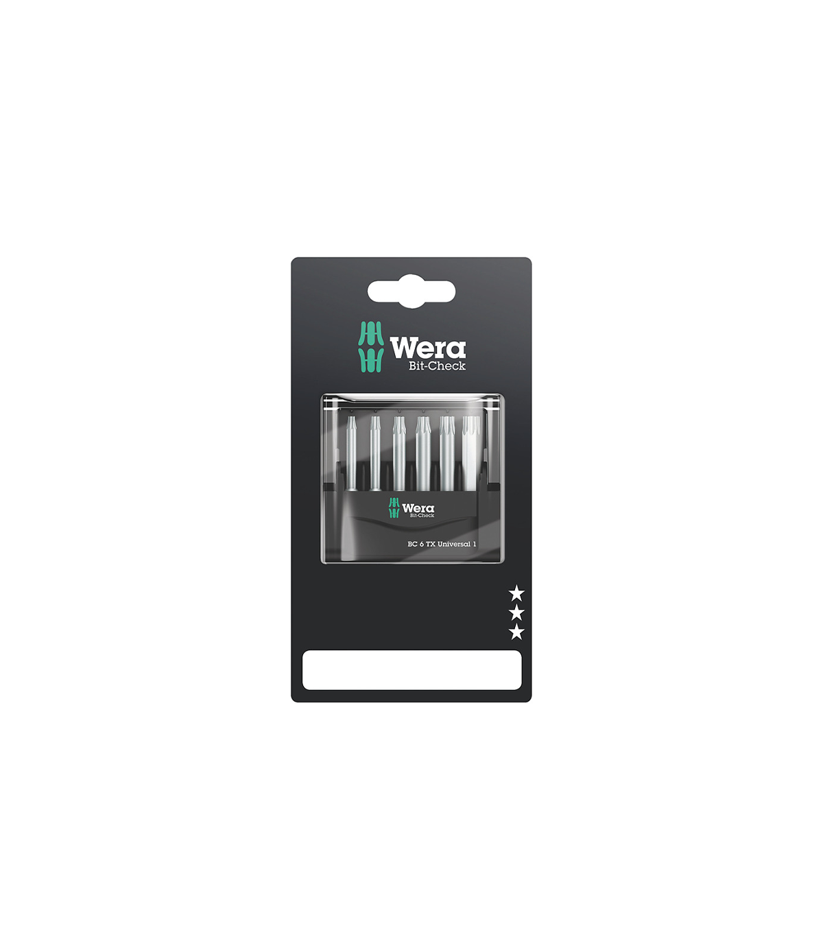 Coffret de 6 embouts Torx 50mm WERA