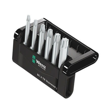 Coffret de 6 embouts Torx 50mm WERA
