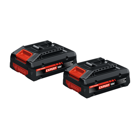Pack de 2 batteries EXPERT EXBA 18V-40 4 Ah BOSCH