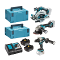 Pack de 3 machines 18V (DHP492 + DGA506 + DHS680) MAKITA
