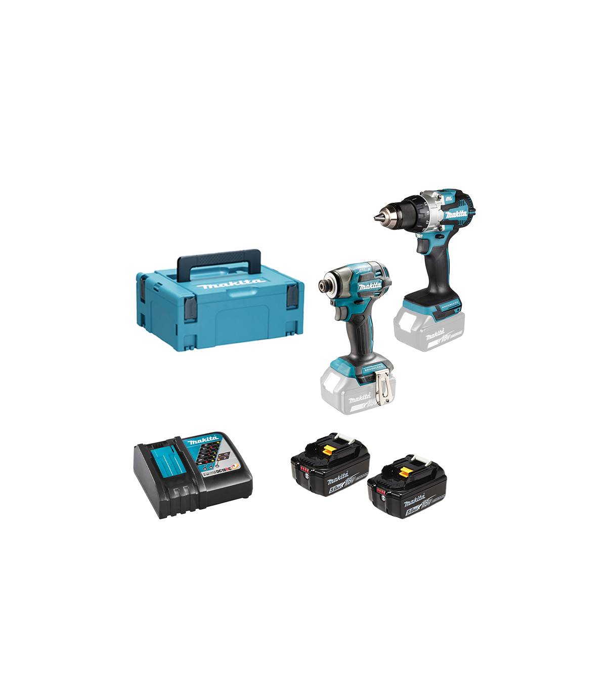 Pack de 2 machines 18V (DDF489 + DTD173) MAKITA