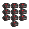 Pack de 10 batteries FORGE M18 FB8 18V 8 Ah MILWAUKEE