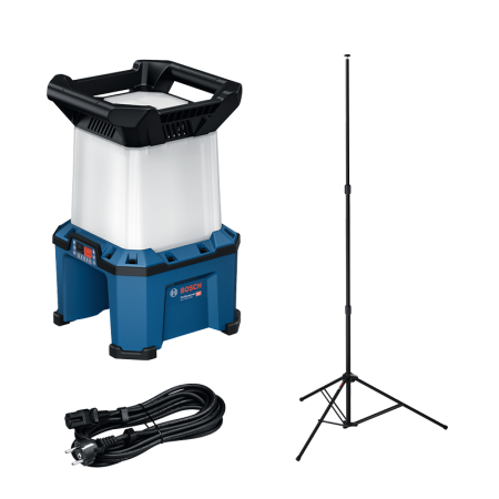 Projecteur de chantier GLA 18VH-7500 + Trépied d'éclairage GLT 300-40 BOSCH