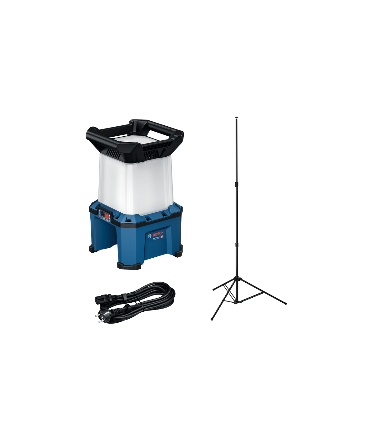 Projecteur de chantier GLA 18VH-7500 + Trépied d'éclairage GLT 300-40 BOSCH