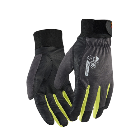 Gants de travail tactiles doublés imperméables Gris anthracite BLAKLADER