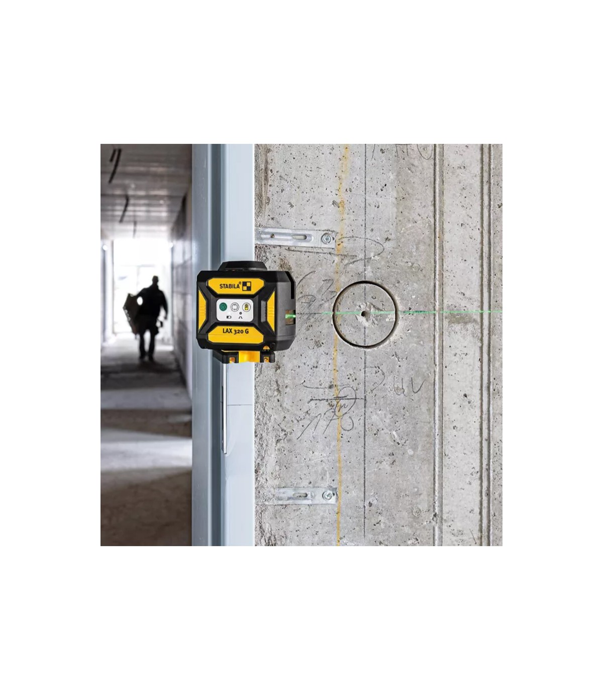 Laser lignes croisées et aplomb vert LAX 320 G STABILA