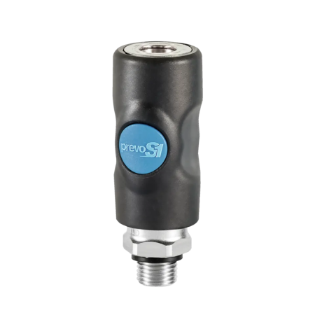 Raccord fileté mâle cylindrique avec joint d'étanchéité 1/4" PREVOST