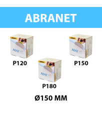 Pack de 150 disques abrasif Abranet Ø 150 mm grain 120/150/180 MIRKA
