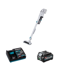 Aspirateur balai 40V CL004GZ + 1 batterie 40V 2,5 Ah + chargeur rapide  DC40RA MAKITA