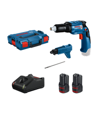 Visseuse placo GTB 12V-11 + chargeur GMA 55 + 2 batteries 12V 3 Ah + 1 chargeur GAL 12V-40 BOSCH