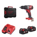 2 batteries 18V 5 Ah + 1 chargeur M12-18FC