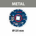 Disque à tronçonner Ø125 X-LOCK EXPERT Diamond Metal BOSCH