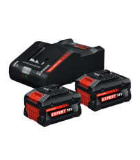 Pack 2 batteries EXPERT EXBA 18V-80 8 Ah + chargeur EXAL 18V-160 BOSCH