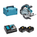 2 batteries BL1850B 18V 5 Ah + 1 chargeur rapide DC18RC