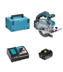 Scie circulaire à métaux 18V Ø150 mm DCS553ZJ + 1 batterie BL1850B 18V 5 Ah + 1 chargeur rapide DC18RC MAKITA
