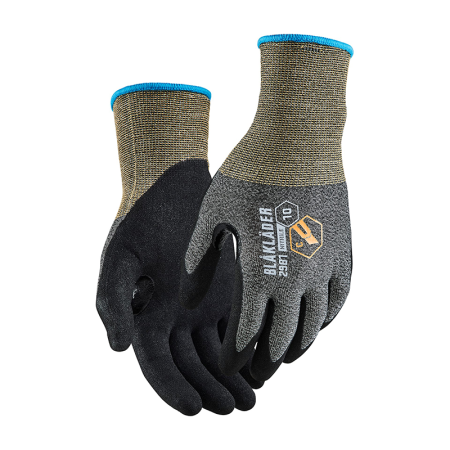 Gants de travail en nitrile noir 2981 PPE Cat 2 BLAKLADER