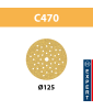 Disques abrasifs C470 Ø125 Best for Wood and Paint, multiperforation BOSCH