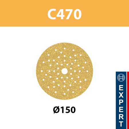 Disques abrasifs C470 Ø150 Multi-perforation Best for Wood and Paint BOSCH