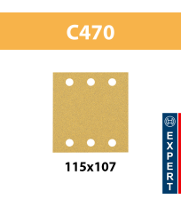 Feuilles abrasives C470 115x107 Expert for Wood and Paint BOSCH