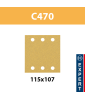 Feuilles abrasives C470 115x107 Expert for Wood and Paint BOSCH