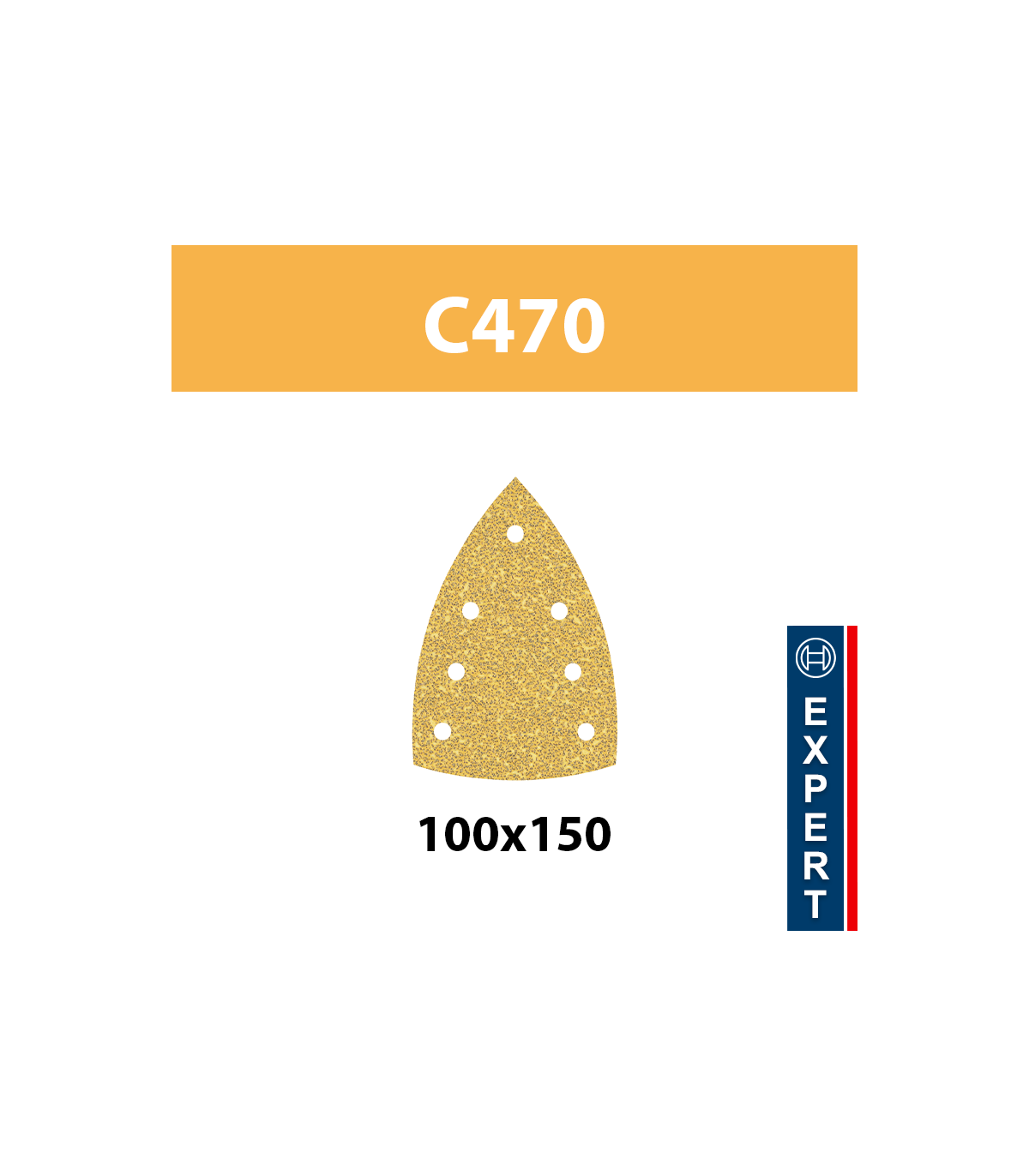 Feuilles abrasives C470 100x150 Expert for Wood and Paint BOSCH
