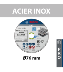 Lot de 5 disques à tronçonner Ø76 Expert for Inox BOSCH