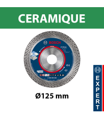 Disque à tronçonner diamanté EXPERT HardCeramic Ø125 BOSCH