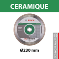 Disque à tronçonner diamanté Standard for Ceramic Ø230 BOSCH