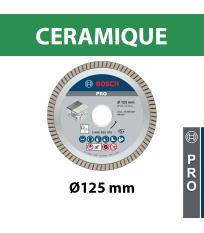Disque à tronçonner diamanté Best for Ceramic Ø125 BOSCH