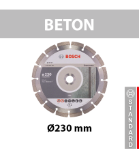 Disque à tronçonner diamanté Standard for Concrete Ø230 BOSCH