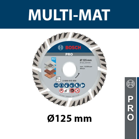 Disque à tronçonner diamanté Standard for Universal Ø125 BOSCH