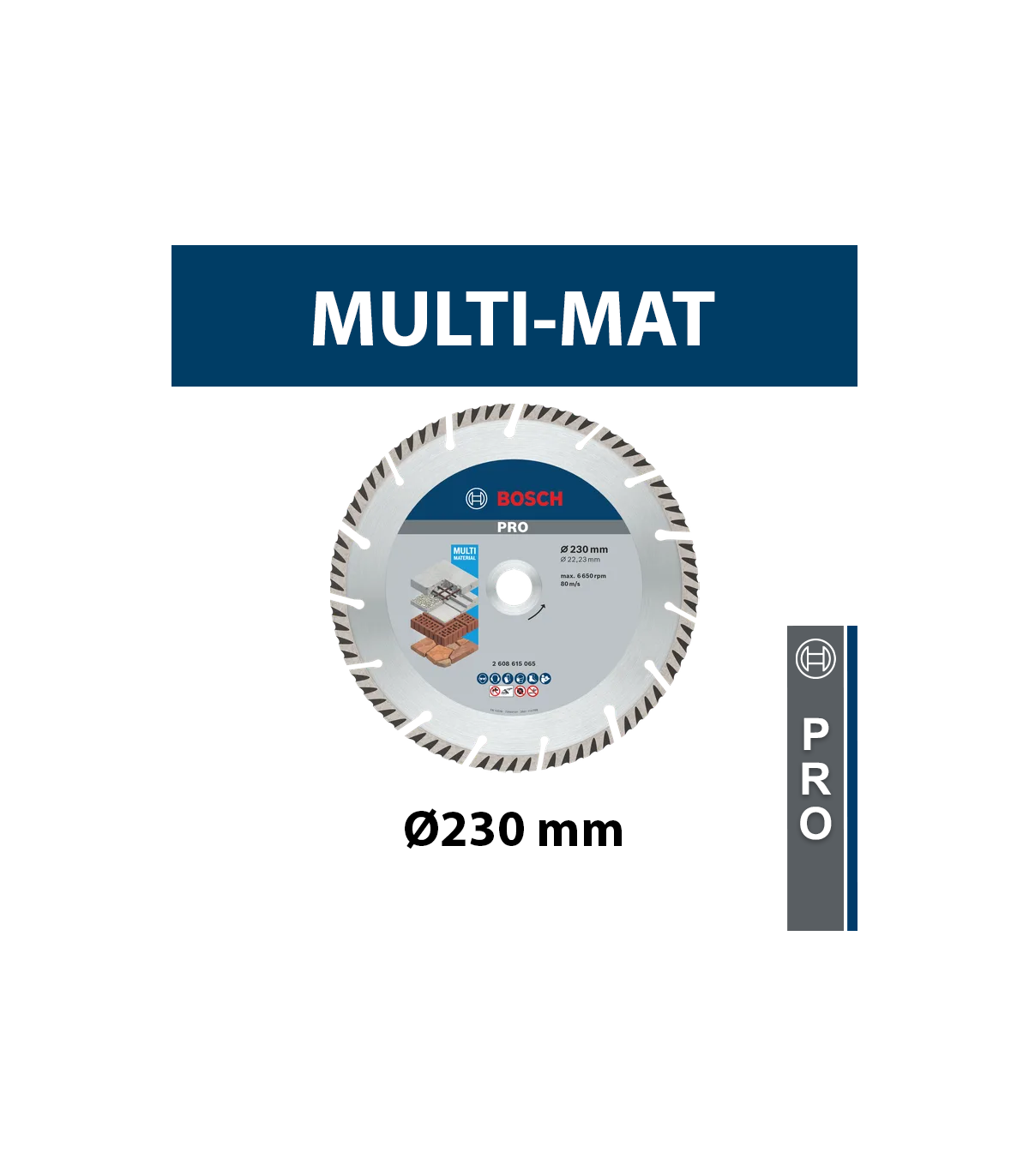 Disque à tronçonner diamanté Standard for Universal Ø230 BOSCH