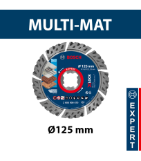 Disque à tronçonner diamanté X-LOCK multi-matériaux Ø125 EXPERT BOSCH
